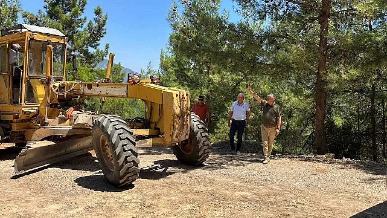 Kemer'in Yayla Yolu Asfalt Çalışmaları Tamamlanıyor