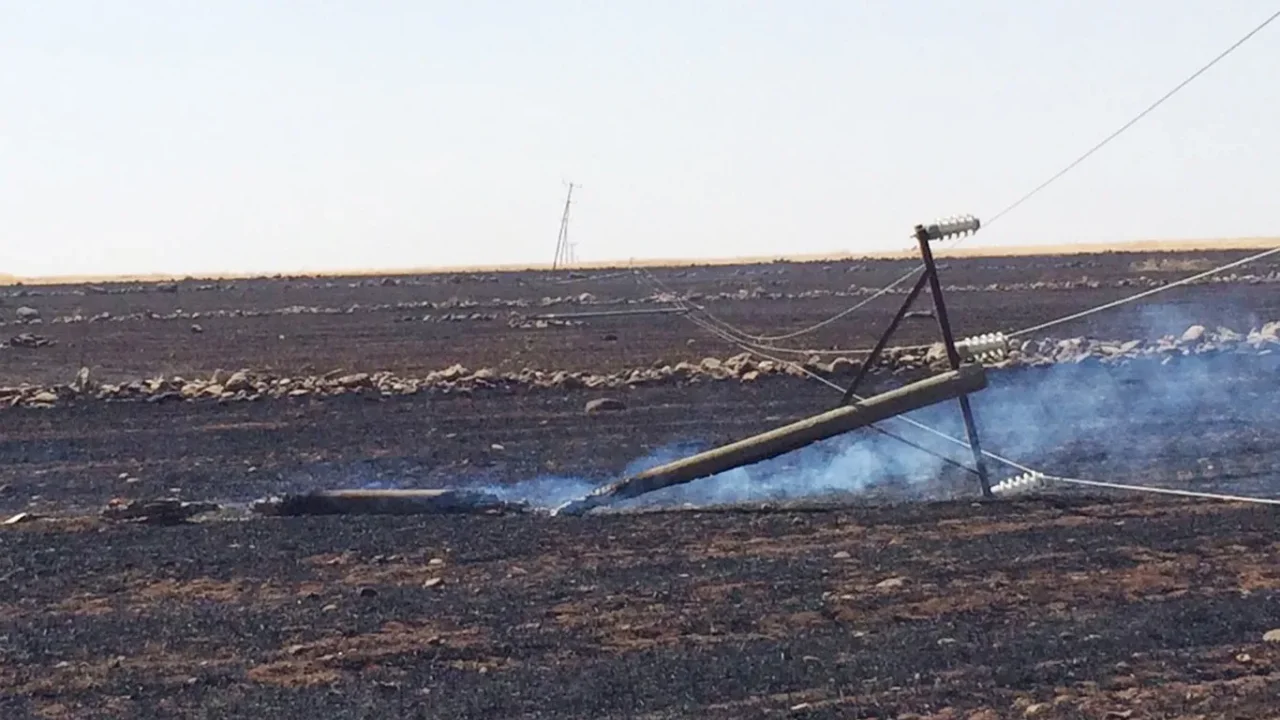 Anız yangınları enerji arzını tehlikeye atıyor