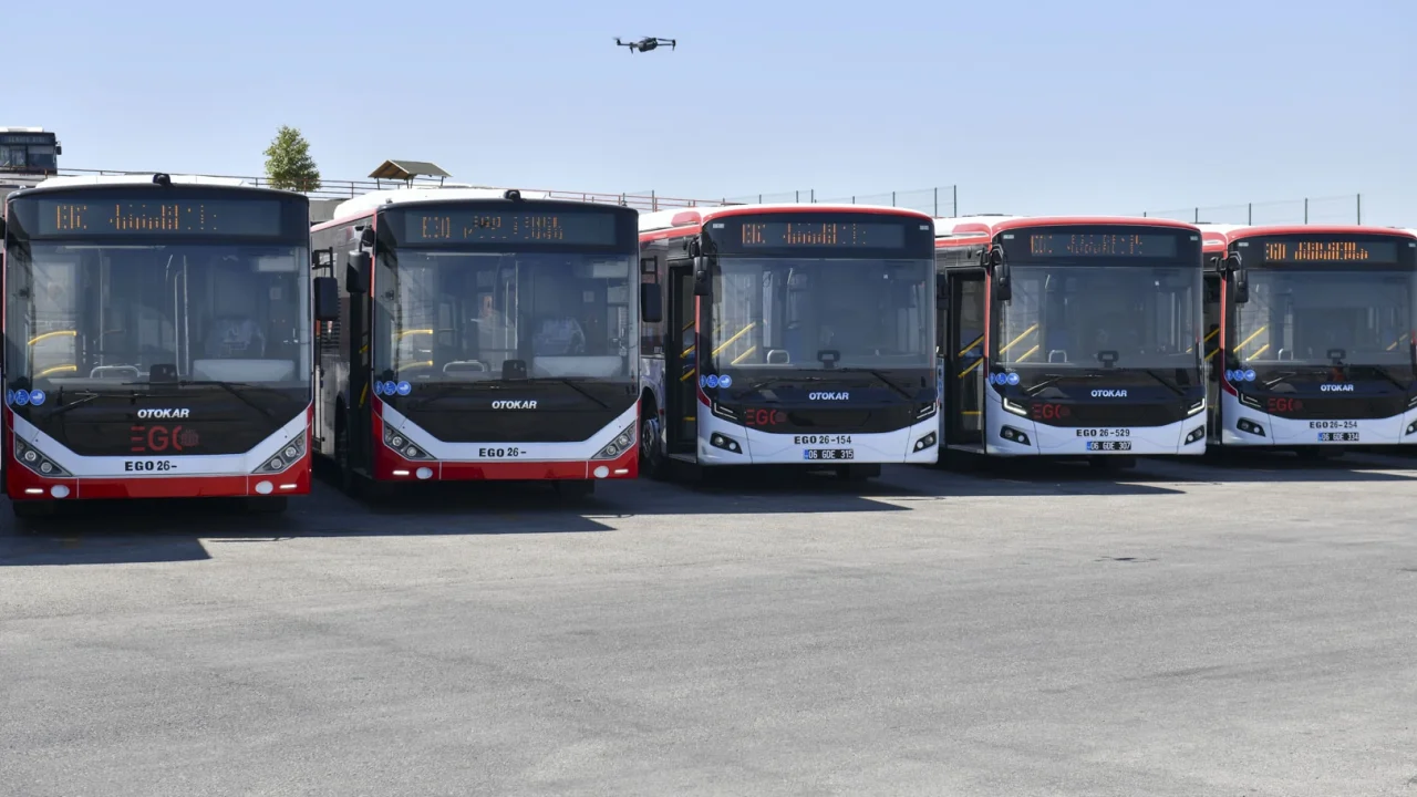 Ankara EGO Filosu 15 Yeni Otobüsle Güçleniyor