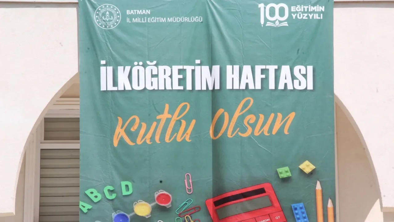 Batman'da İlköğretim Haftası coşkuyla başlıyor