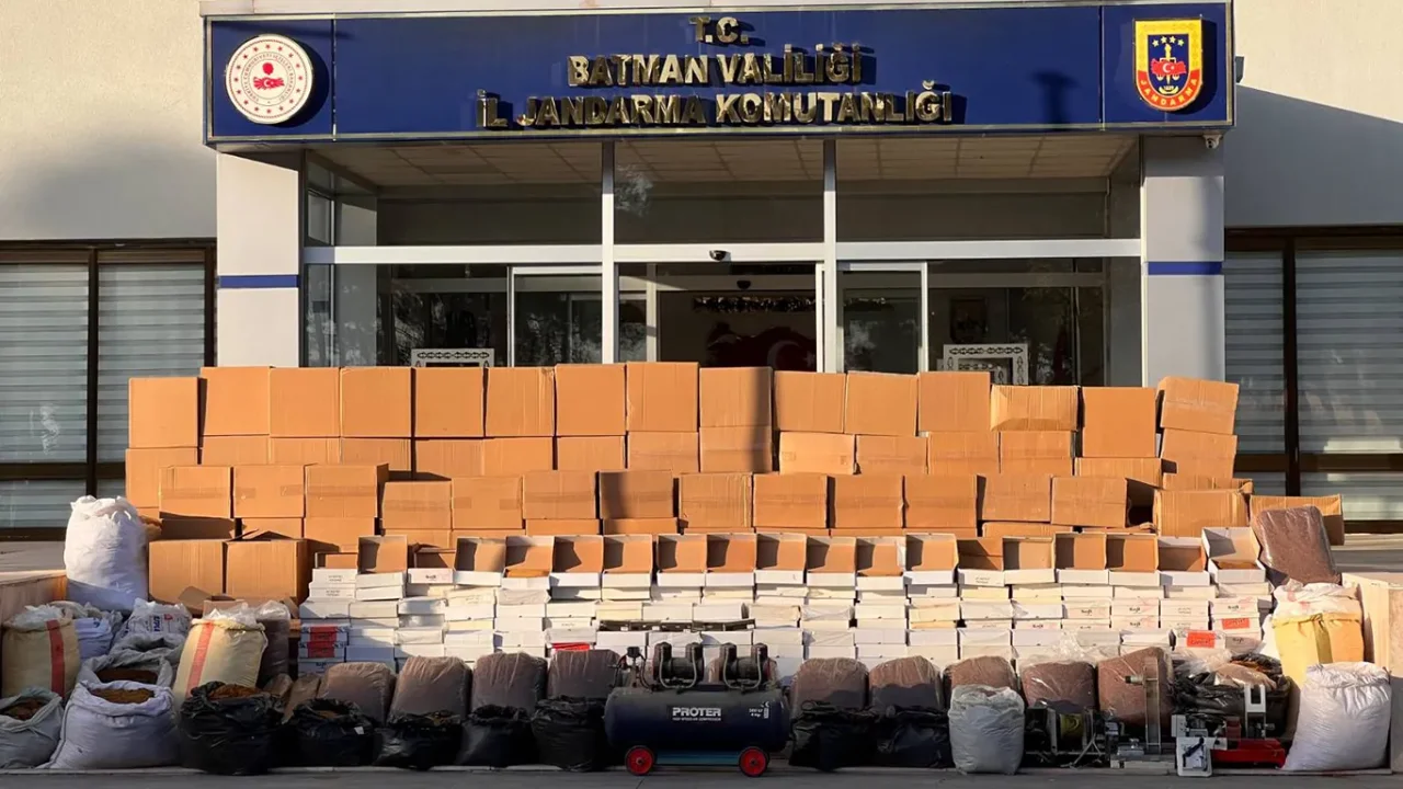 Batman'da Kaçak Tütün Operasyonuyla El Koydu