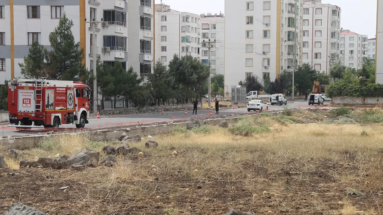 Diyarbakır'da Doğalgaz Sızıntısı Bölgeyi Tahliye.
