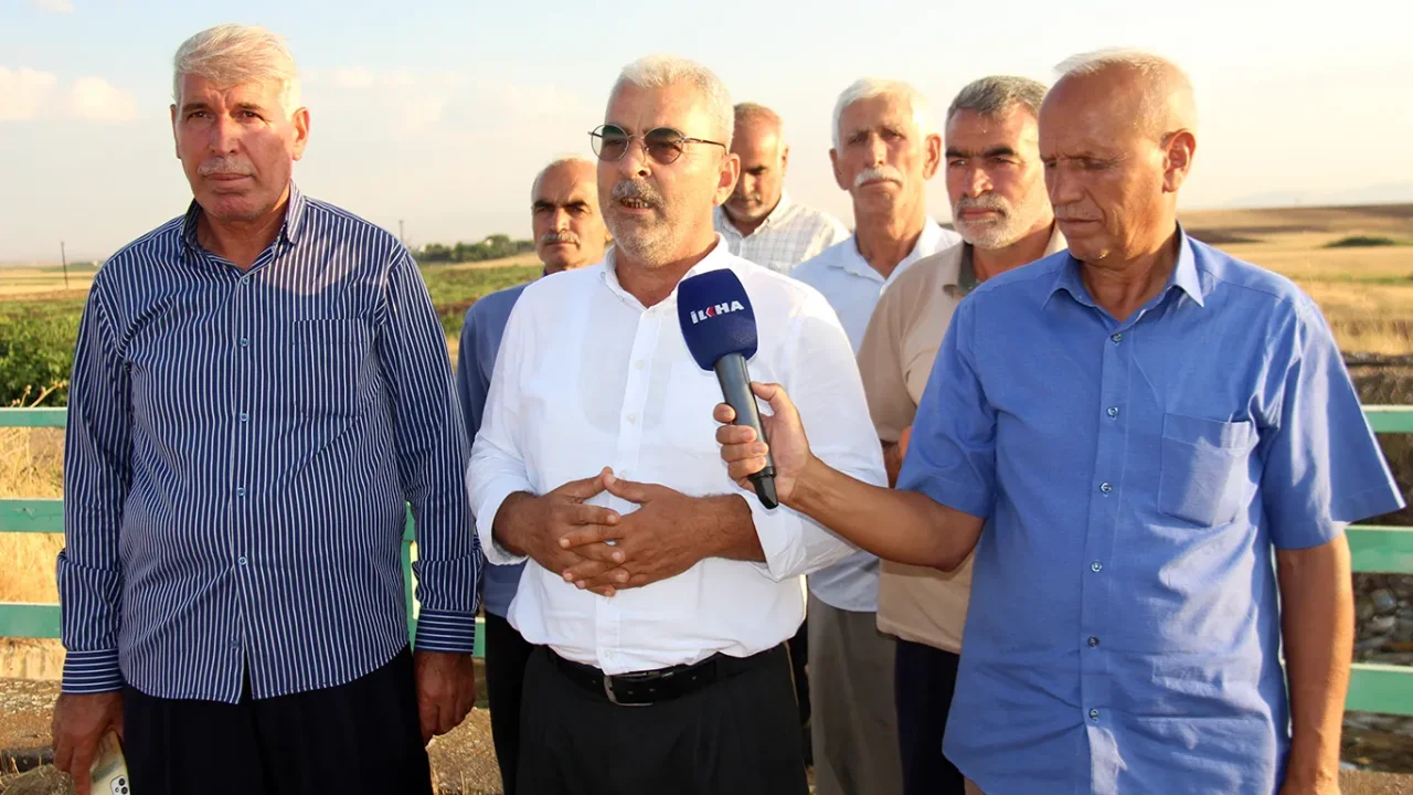 GAP sulama kanalı 11 mahalleyi suya kavuşturmayı.