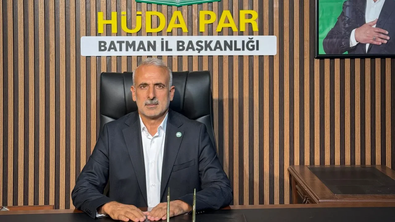 HÜDA PAR Batman İl Başkanı Doğru Teşekkür Etti