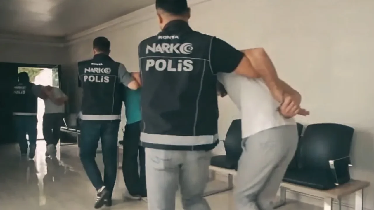 Konya Narko-Mercek Operasyonu ile Suçluları Yakaladı