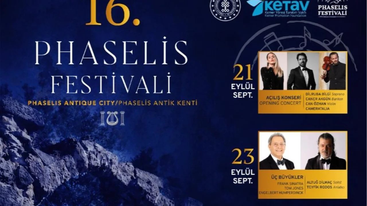Phaselis’in Tarihi Atmosferinde 16. Müzik Yolculuğu Başlıyor