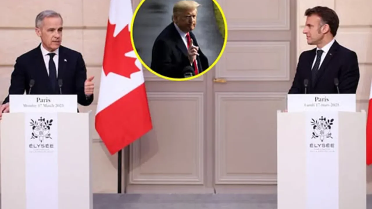 Saint Pierre ziyareti Macron ve Carney'i buluşturuyor