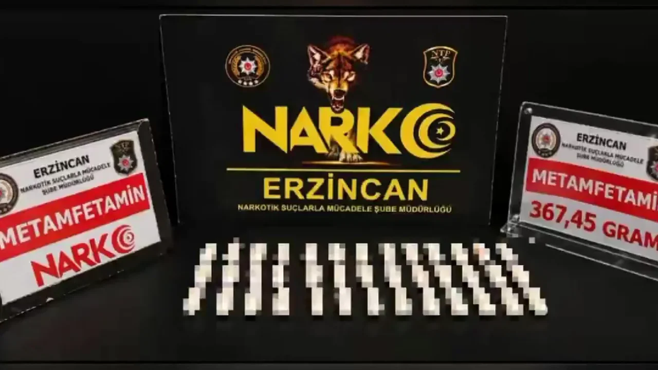 Uyuşturucu taşıyan şüpheli Erzincan'da tutuklandı