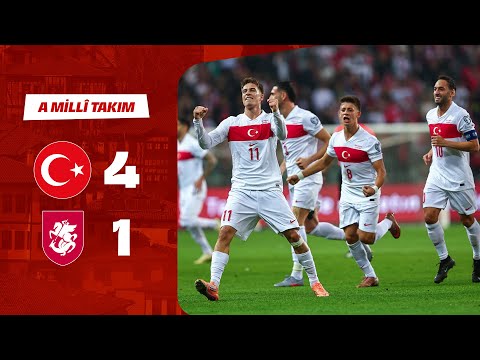 Türkiye 4-1 Gürcistan Maç Özeti